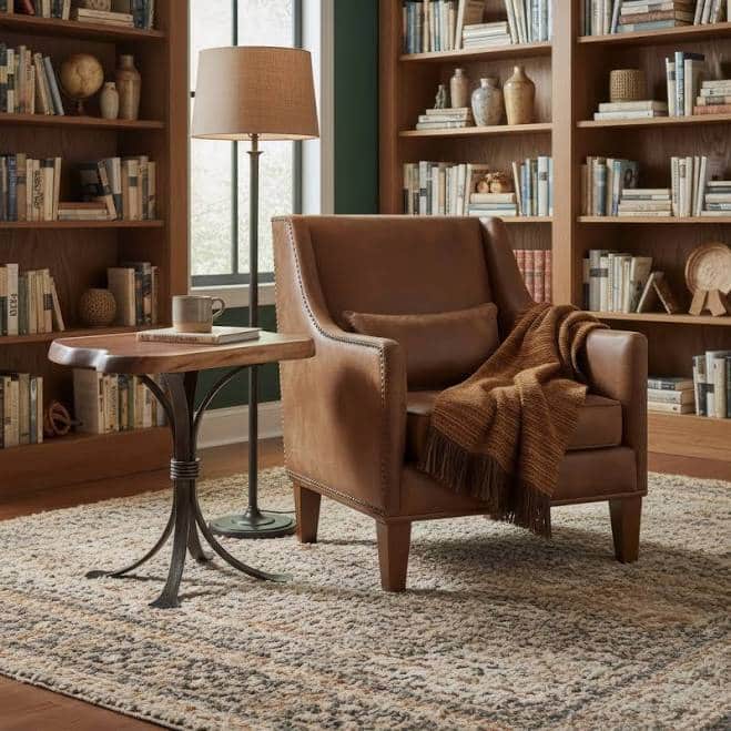 Log Furniture Place Live Edge Slab Side Table