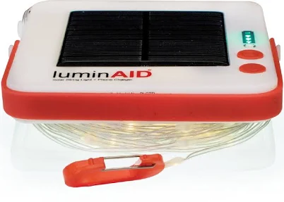 LuminAID Solar String Light with Phone Charger