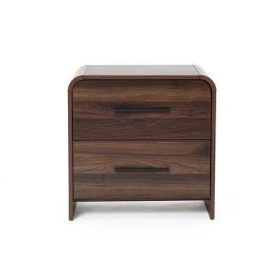 LuxenHome 2-Drawer Nightstand & End Table