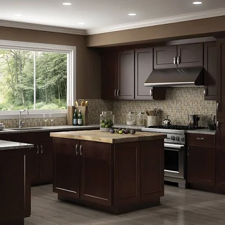 Luxor Espresso 10x10 Kitchen Cabinets