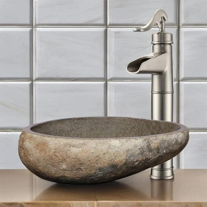 Magnus Home Bixby River Stone Vessel Sink