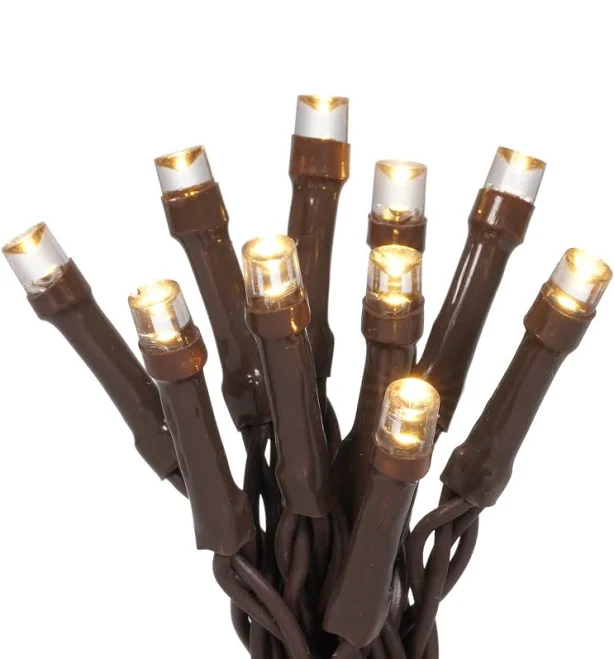 Mainstays 50-Count LED Solar Powered Mini Outdoor String Lights