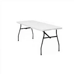 Mainstays 6 Foot Fold-in-Half Plastic Table
