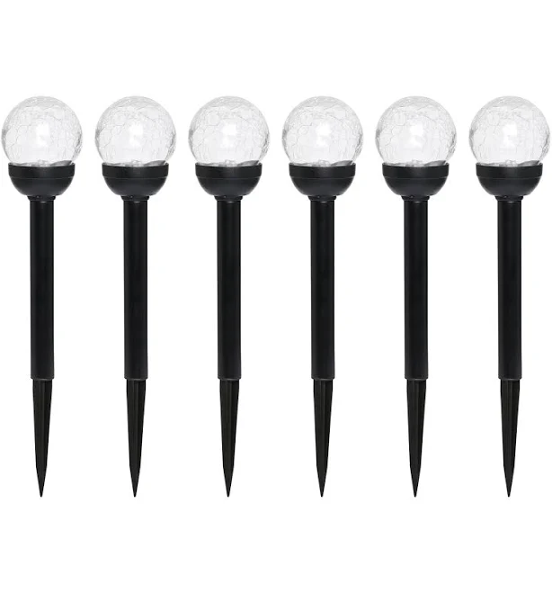 Mainstays Crackle Ball Pathway Light Set