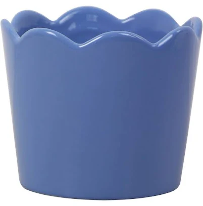 Mainstays Scallop Ceramic Planter