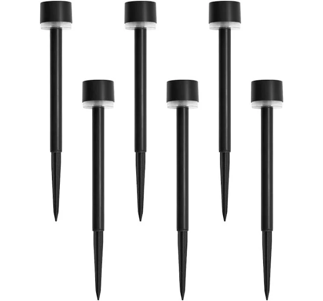 Mainstays Solar Powered Classic Halo Column LED Path Light and Landscape Light