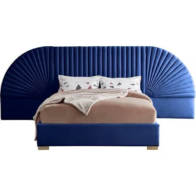 Meridian Furniture Cleo Velvet Bed