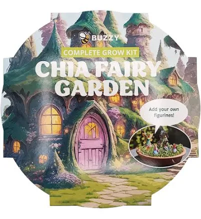 Michaels Buzzy Chia Fairy Garden Complete Grow Kit