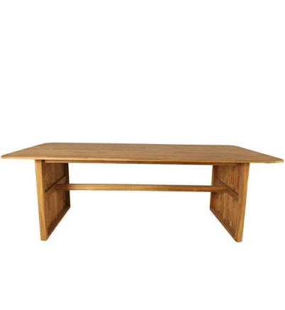 Millwood Pines Rectangular Acacia Outdoor Dining Table