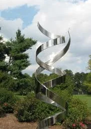 Modern Abstract Stainless Steel Metal Sculpture Garden Sculpture In/Outdoor by A