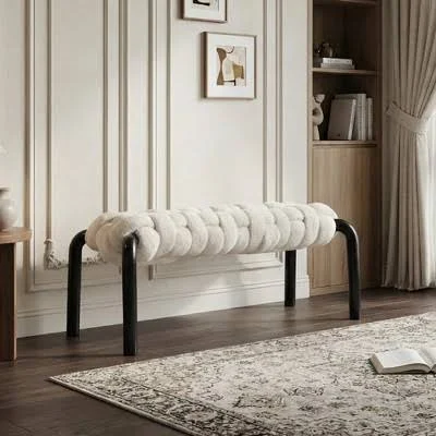 ModernLuxe Upholstered End of Bed Bench