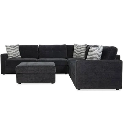 Modular Bob 117'' 6 Piece Storage Sectional Sofa