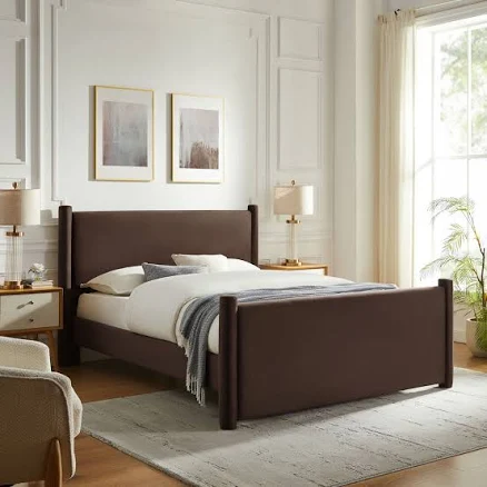 Modway Rael Performance Velvet Platform Bed