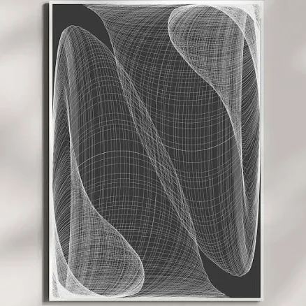 Monochrome Geometric Minimalist Wall Art