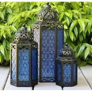 Moroccan Candle Lantern Set of 3