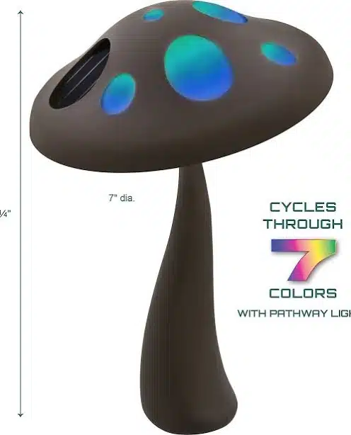 Mushroom Solar Pathway Light