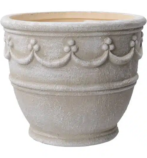 My Texas House Wave Embossed Ceramic Planter