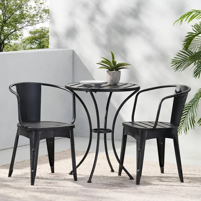Noble House Colmar 3-Piece Patio Bistro Set