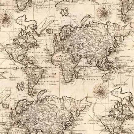Old World Map Wallpaper