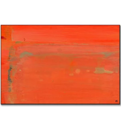Orange Abstract Wall Art