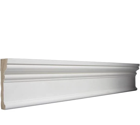 Ornamental Mouldings OML13G-8FT Primed White Hardwood Casing Moulding