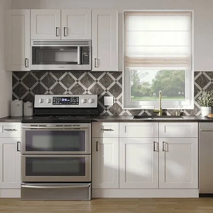 Ornate White RTA Kitchen Cabinets by Wholesale Cabinets