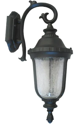 Outdoor Exterior Lantern Fixture Wall Sconce Black - eBuilderDirect.com