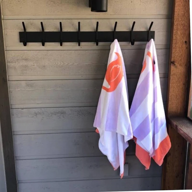 Outdoor Towel Hooks, Out Towel Rack, Pool Towel Hooks, Towel Rack for Pool, Beac