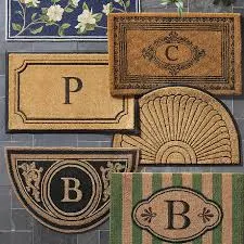 Pembrook Monogrammed Coco Door Mat