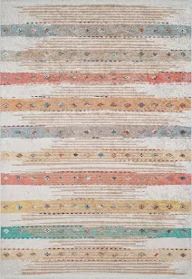 Perla Boho Colorful Kids Room Rug