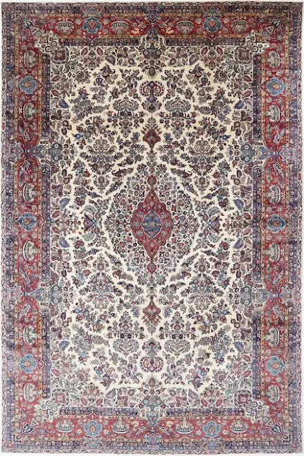 Persian Kashan Wool Rug