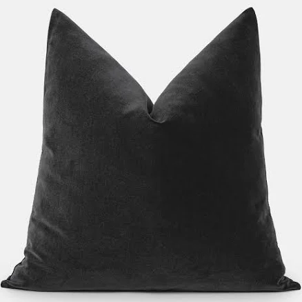 Pillowhan Charcoal Velvet Pillow Cover