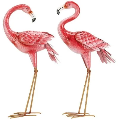 Pink Flamingo Pair