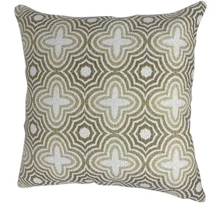 Piper Gold Geometric Throw Pillow Cover
