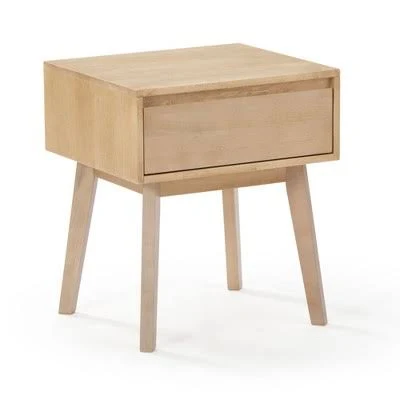 Plank and Beam Scandinavian Nightstand