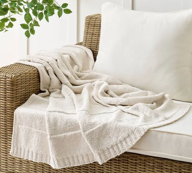 Pottery Barn Arlington Knit Outdoor Throw