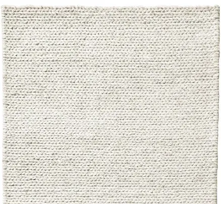 Pottery Barn Chunky Knit Sweater Handwoven Rug