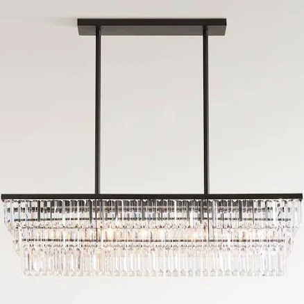 Pottery Barn Gemma Crystal Linear Chandelier