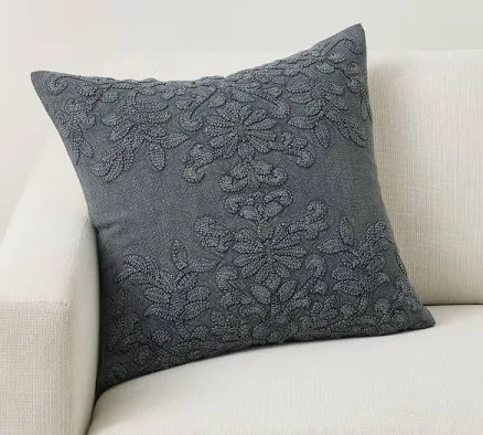 Pottery Barn Isabella Embroidered Pillow Cover