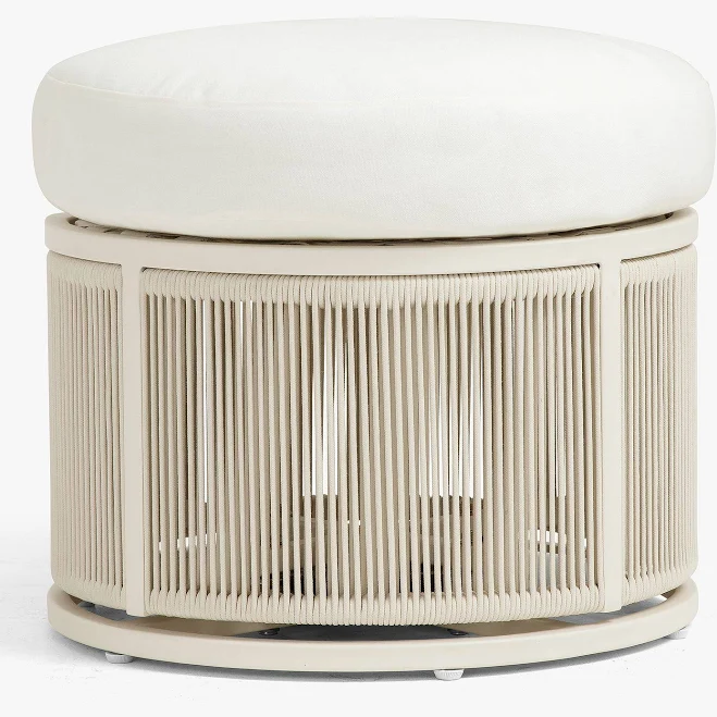 Pottery Barn Lakewood Swivel Outdoor Stool with Cushion