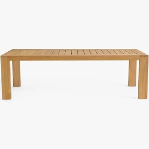Pottery Barn Malibu FSC Teak Rectangular Grand Outdoor Dining Table
