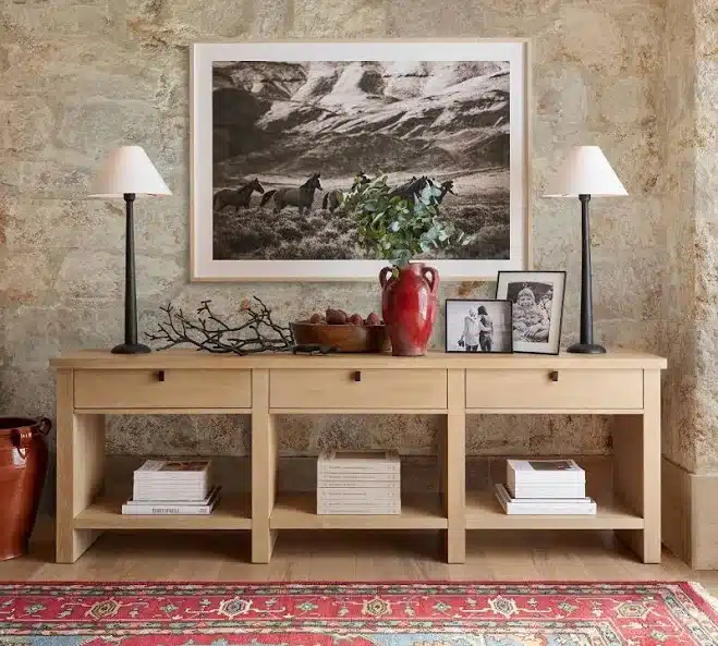Pottery Barn Modern Farmhouse Console Table