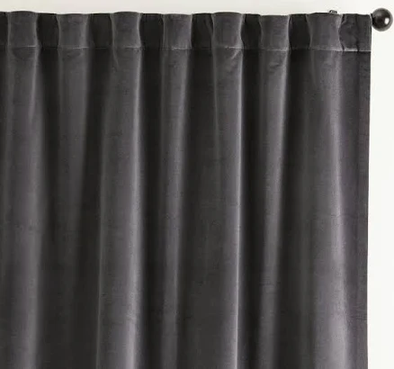 Pottery Barn Velvet Twill Blackout Curtain