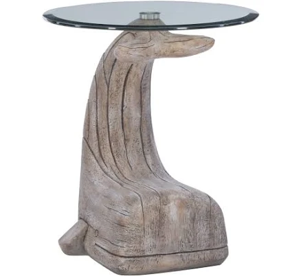 Powell Wendy Whale Indoor Accent Side Table