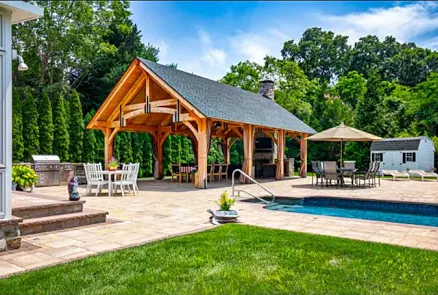 Prefab Pavilions The Grand Teton Timber Frame Pavilion Kit