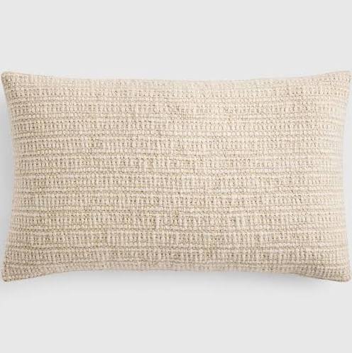 Quince Textured Wool Linen Pillow Cover
