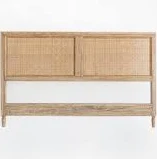 Rattan Weaved King Size Headboard