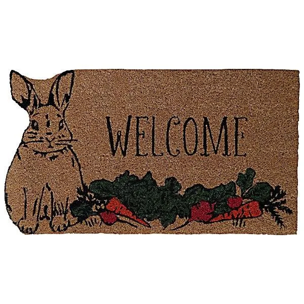 Red Shed Bunny Coir Door Mat