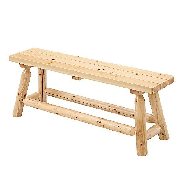 Red Shed Elkin Log Patio Bench