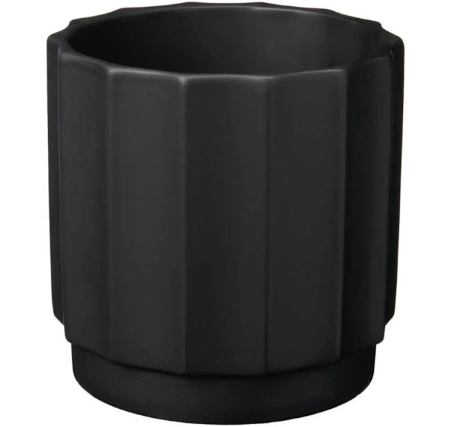 Ripple Planter, Black